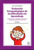EVALUACIN PSICOPEDAGGICA DE LAS DIFICULTADES DE APRENDIZAJE de GALVE MANZANO, JOSE LUIS 