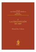 CONSTITUCION DE 1869, TOMO V de PEREZ LEDESMA, MANUEL 