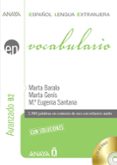 VOCABULARIO. NIVEL AVANZADO B2 de BARALO OTONELLO, MARTA GENIS PEDRA, MARTA SANTANA, MARIA EUGENIA 