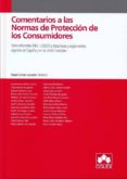 COMENTARIOS A LAS NORMAS DE PROTECCION DE LOS CONSUMIDORES de CAMARA LAPUENTE, SERGIO 