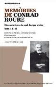 MEMORIES DE CONRAD ROURE: TOMS I-II-III di CARESMAR, JAUME 