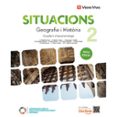 Portada de Situacions 2. Geografia i Història. Quadern d'aprenentatge. Nova edició