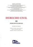 DERECHO CIVIL, III de ALBALADEJO, MANUEL 