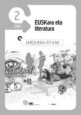 Portada de EKI DBH 2. Euskara eta Literatura 2. Jarduera fitxak