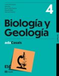 Portada de Biología y Geología 4º ESO Ada Codigo Abierto LOMLOE Mec Ed 2023