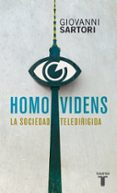HOMO VIDENS  (2 ED.) di SARTORI, GIOVANNI 