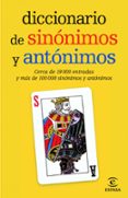 DICCIONARIOS DE SINONIMOS Y ANTONIMOS di VV.AA. 