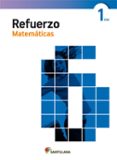 Portada de CUADERNO REFUERZO MATEMATICAS 1 ESO