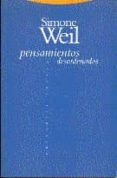 PENSAMIENTOS DESORDENADOS de WEIL, SIMONE 