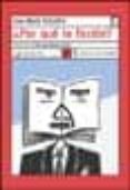 POR QUE LA FICCION? di SCHAEFFER, JEAN-MARIE 