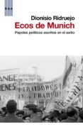 ECOS DE MUNICH de RIDRUEJO, DIONISIO 