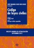 CDIGO DE LEYES CIVILES de VV.AA