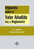 IMPUESTO SOBRE EL VALOR AADIDO (15 ED.) de VV.AA. 