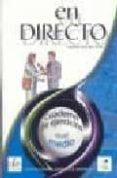 EN DIRECTO: CUADERNO DE EJERCICIOS (NIVEL MEDIO) de SANCHEZ PEREZ, AQUILINO 