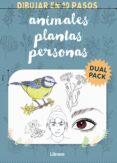 PACK APRENDE A DIBUJAR EN 10 PASOS PERSONAS Y ANIMALES Y PLANTAS di WOODIN, MARY 