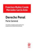 DERECHO PENAL PARTE GENERAL (10 ED.) de MUOZ CONDE, FRANCISCO GARCIA ARAN, MERCEDES 