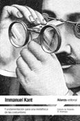 FUNDAMENTACION PARA UNA METAFISICA DE LAS COSTUMBRES de KANT, IMMANUEL 