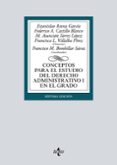 CONCEPTOS PARA EL ESTUDIO DEL DERECHO ADMINISTRATIVO I EN EL GRADO di VV.AA. 