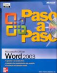 MICROSOFT OFFICE WORD 2003 (PASO A PASO) di VV.AA. 