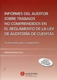 INFORMES DEL AUDITOR SOBRE TRABAJOS NO COMPRENDIDOS EN EL REGLAME NTO de GUTIERREZ VIVAS, GABRIEL 