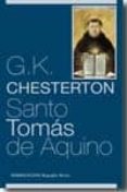 SANTO TOMAS DE AQUINO di CHESTERTON, G.K. 