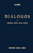 DIALOGOS V: PARMENIDES, TEETETO, SOFISTA, POLITICO de PLATON 