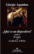 QU ES UN DISPOSITIVO? de AGAMBEN, GIORGIO 
