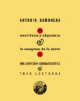 ESCRITURA Y ALQUIMIA & LA CAMPANA DE LA NIEVE: UNA CONFESION CINE MATOGRAFICA Y TRES LECTURAS de GAMONEDA, ANTONIO 