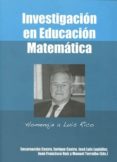 INVESTIGACIN EN EDUCACIN MATEMTICA di VV.AA. 