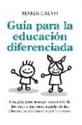 GUIA PARA UNA EDUCACION DIFERENCIADA di CALVO, MARIA 
