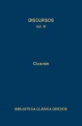 DISCURSOS IV (T.4) de CICERON, MARCO TULIO 