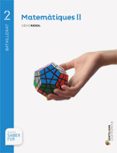 Portada de Matematicas 2º Batxillerat + Eva Saber Fer Catala Ed 2016