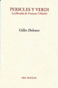 PERICLES Y VERDI de DELEUZE, GILLES 