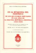 EN LA BSQUEDA DEL INDIVIDUO di RUIZ-MANJON, OCTAVIO 