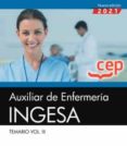 AUXILIAR DE ENFERMERA. INGESA. TEMARIO. VOL.III di VV.AA. 