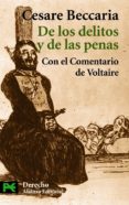 DE LOS DELITOS Y DE LAS PENAS de BECCARIA, CESARE 