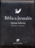 BIBLIA DE JERUSALEN (5 ED.): MANUAL CREMALLERA - TOTALMENTE REVISADA di VV.AA. 