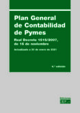 PLAN GENERAL DE CONTABILIDAD DE PYMES. di CENTRO DE ESTUDIOS FINANCIEROS 