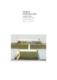 DOBLE EXPOSICION: ARQUITECTURA A TRAVES DEL ARTE de COLOMINA, BEATRIZ 