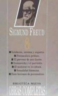 OBRAS COMPLETAS (T. VIII) de FREUD, SIGMUND 