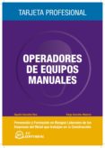 OPERADORES DE EQUIPOS MANUALES de GONZALEZ RUIZ, AGUSTIN 
