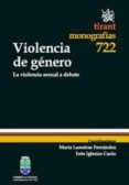 VIOLENCIA DE GENERO de LAMEIRAS FERNANDEZ, MARIA 