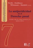 LA ANTIJURIDICIDAD EN EL DERECHO PENAL di KINDHAUSER, PAWLIK 