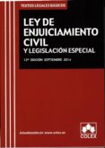 LEY DE ENJUICIAMIENTO CIVIL Y LEGISLACIN ESPECIAL di VV.AA. 
