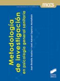 Metodología De Investigación En Psicología General Sanitaria (ebook)