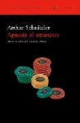 APUESTA AL AMANECER de SCHNITZLER, ARTHUR 