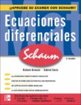 ECUACIONES DIFERENCIALES (3 ED.) di BRONSON, RICHARD 