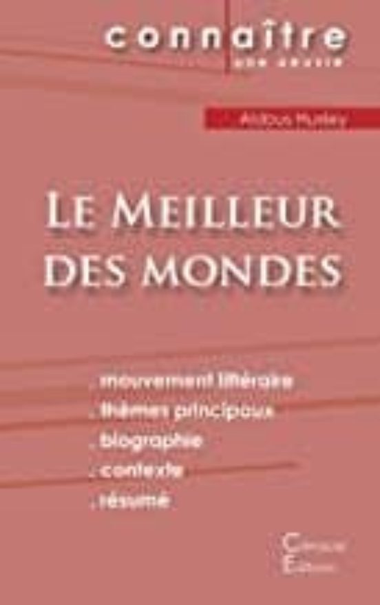 Fiche De Lecture Le Meilleur Des Mondes