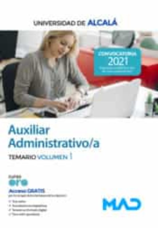 Auxiliar Administrativo De La Universidad De Alcalá. Temario Volumen 1