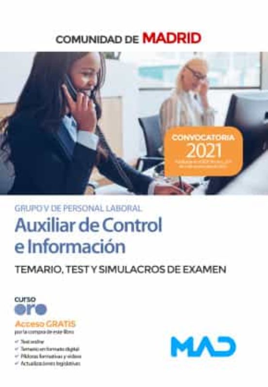 Auxiliar De Control E Informacion De La Comunidad De Madrid